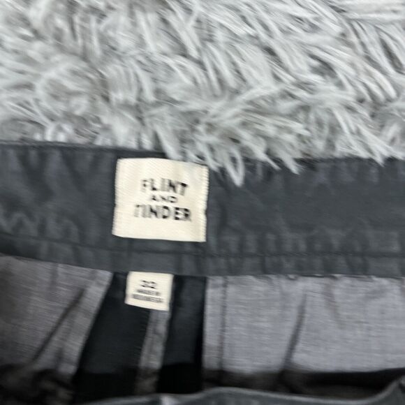 Flint And Tinder Shorts Mens 32 Black Chino Stretch Flat Front Casual Short - Picture 8 of 12